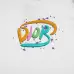 4Dior T-shirts for men Color logo #A47037