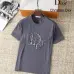 3Dior T-shirts for men Crew Neck Black/White/Blue/Khaki/Grey Printing 47 letter #A46466