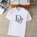 6Dior T-shirts for men Crew Neck Black/White/Blue/Khaki/Grey Printing 47 letter #A46466