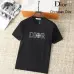 1Dior T-shirts for men Crew Neck Black/White/Blue/Khaki/Grey Printing 47 letter #A46466