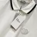 18Dior T-shirts for men Solid Color Black/White #A46598