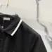 5Dior T-shirts for men Solid Color Black/White #A46598