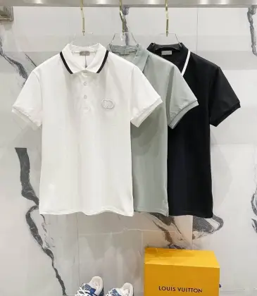 Dior T-shirts for men Solid Color Black/White #A46598