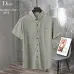 6Dior T-shirts for men Solid Color Buttons #A46594