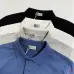 7Dior T-shirts for men Solid Color Buttons Black/White/blue #A46600