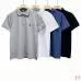 1Dior T-shirts for men Solid Color Buttons Black/White/blue #A46600