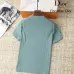12Dior T-shirts for men Solid Color Crew Neck #A46432