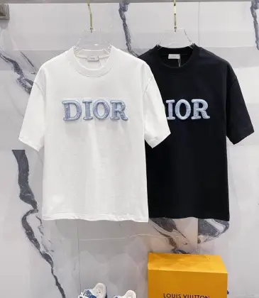 Dior T-shirts for men blue letters #A47029