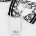 5Dior T-shirts for men collar logo Black/White #A46599