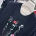 9Dior T-shirts for men flower Black/White #A46984