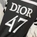 12Dior T-shirts for men stripe Black/White #A47016