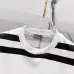23Dior T-shirts for men stripe Black/White #A47016