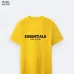 1Fear of God T-shirts for MEN Essentials Black/White/BLue/Yellow/Red #A47086