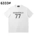 13Men's Fear of God Essentials 77 Logo T-Shirt #A46382
