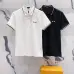 1Fendi T-shirts Polo for men Cat's Eye Black/White #A46620