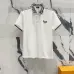 14Fendi T-shirts Polo for men Printed collar Black/White #A46618