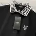 7Fendi T-shirts Polo for men Printed collar Black/White #A46618