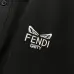 9Fendi T-shirts Polo for men Printed collar Black/White #A46618