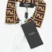 5Fendi T-shirts Polo for men Printed collar Black/White #A46622