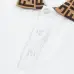 8Fendi T-shirts Polo for men Printed collar Black/White #A46622
