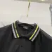 13Fendi T-shirts Polo for men Striped collar Black/White #A46616