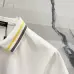 16Fendi T-shirts Polo for men Striped collar Black/White #A46616