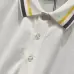 24Fendi T-shirts Polo for men Striped collar Black/White #A46616