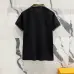 4Fendi T-shirts Polo for men Striped collar Black/White #A46616