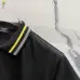 5Fendi T-shirts Polo for men Striped collar Black/White #A46616