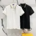 1Fendi T-shirts Polo for men Striped collar Black/White #A46616