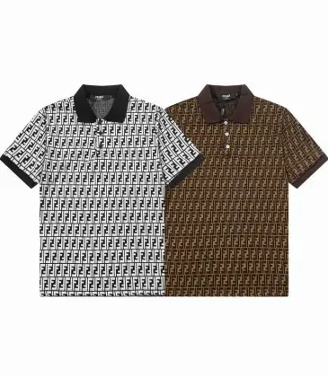 Fendi T-shirts Polo for men full print #A46625
