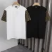 1Fendi T-shirts for men 260g Black/White #A53124