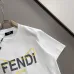 6Fendi T-shirts for men Black/White #A49801