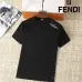 3Fendi T-shirts for men Crew Neck Black/White/Khaki #A46465