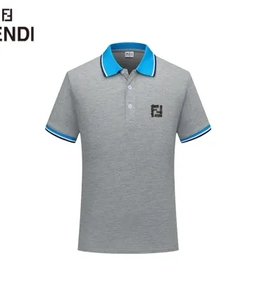 Fendi T-shirts for men Green/White/Red/Grey #A46626