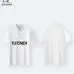 1Fendi T-shirts for men Mercerized Black/White #A46627
