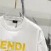 16Fendi T-shirts for men ROMA Black/White #A47138