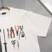 6Fendi T-shirts for men Tool Printing Black/White #A47125