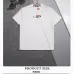 9Fendi T-shirts for men color logo Black/White #A47091