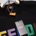 12Fendi T-shirts for men color logo Black/White #A47096