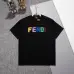 10Fendi T-shirts for men color logo Black/White #A47096