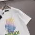 3Fendi T-shirts for men color logo Black/White #A47107