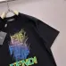 8Fendi T-shirts for men color logo Black/White #A47107