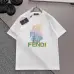 1Fendi T-shirts for men color logo Black/White #A47107