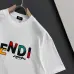 4Fendi T-shirts for men color logo Black/White #A47108