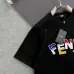 9Fendi T-shirts for men color logo Black/White #A47108