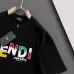 10Fendi T-shirts for men color logo Black/White #A47108