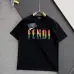 1Fendi T-shirts for men color logo black #A47109