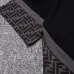 23Fendi T-shirts for men logo printing Black/White #A47088