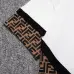 5Fendi T-shirts for men logo printing Black/White #A47088